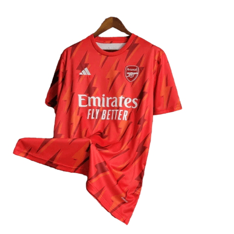 Camisa Arsenal Treino 23/24 - Torcedor Adidas Masculina - Vermelho - Paixão no Manto