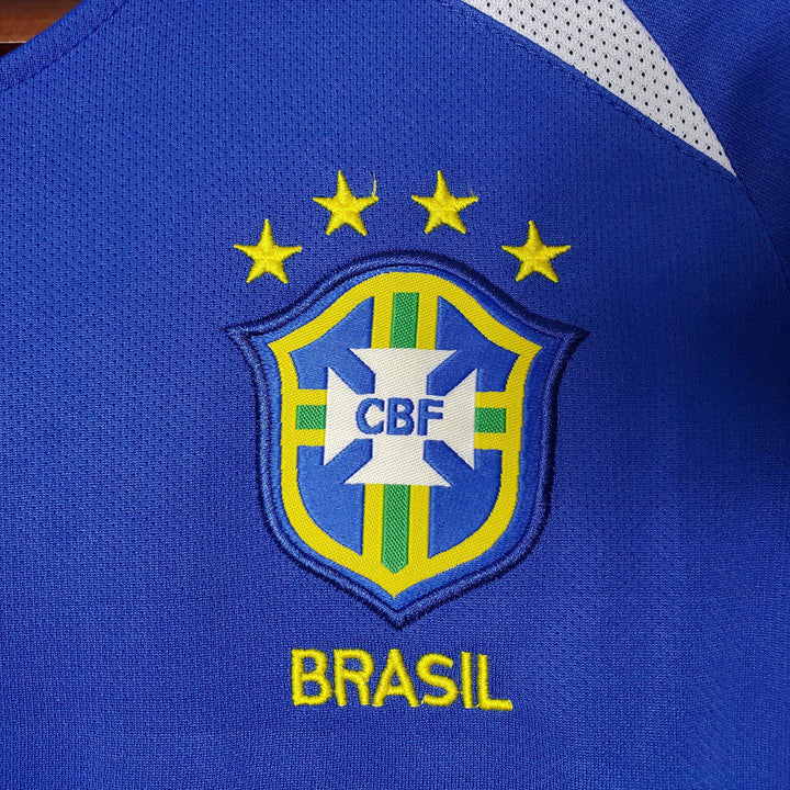 Camisa da Seleção Brasileira 2002 - Azul - Paixão no Manto