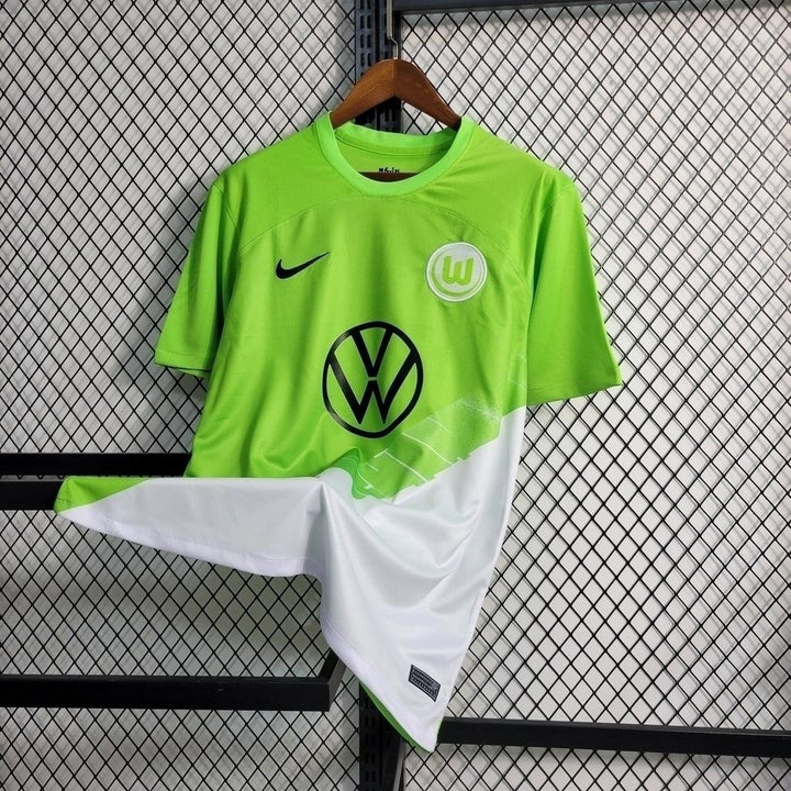 Camisa Wolfsburg I 23/24 - Torcedor Nike Masculina - Verde - Paixão no Manto