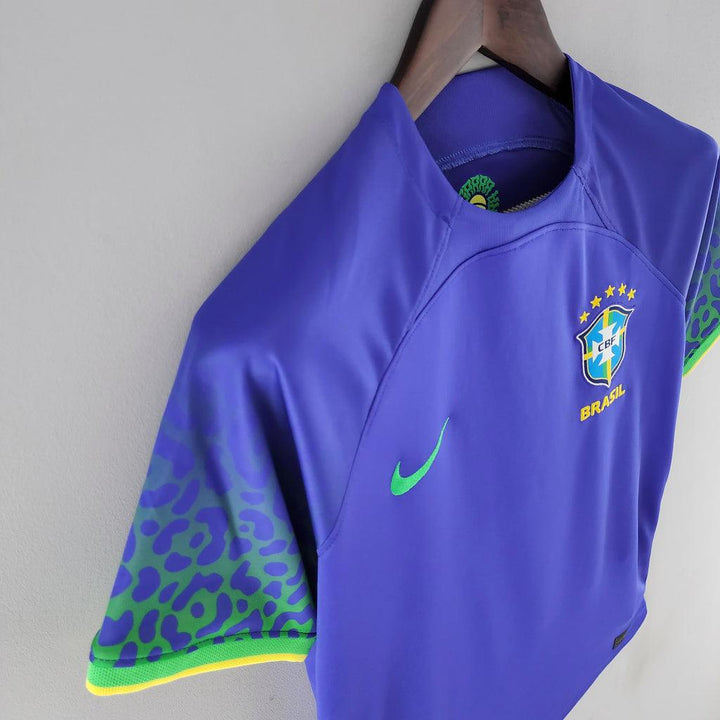 Camisa Seleção Brasileira II 2022 Torcedor Nike Feminina - Azul - Paixão no Manto