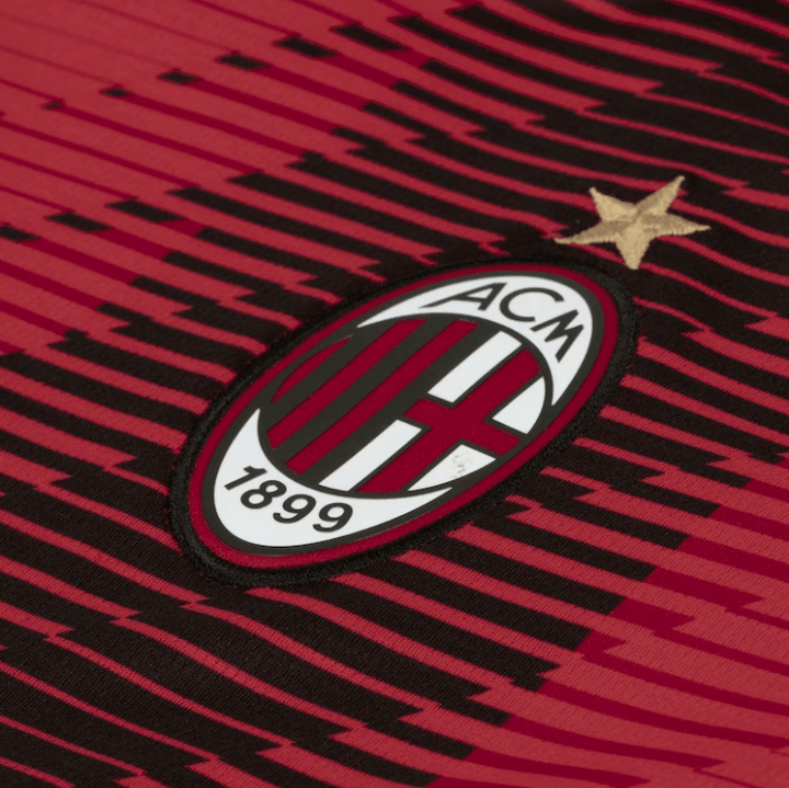 Camisa AC Milan Home 23/24 - Torcedor Puma Masculino - Paixão no Manto