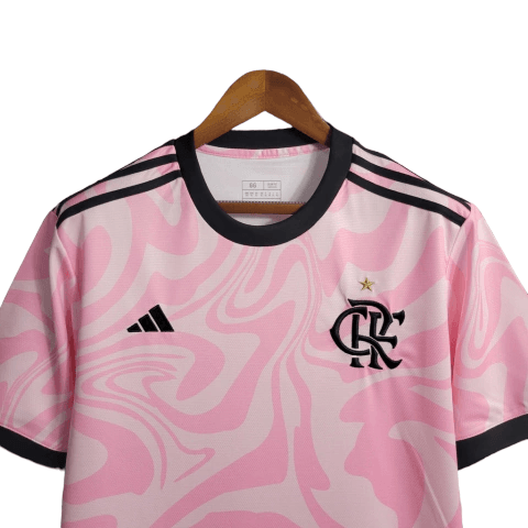 Camisa Flamengo 23/24 Torcedor Masculina - Rosa - Paixão no Manto