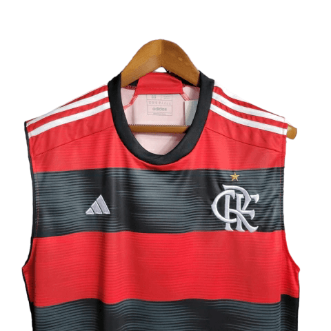 Camisa Flamengo I Regata 23/24 Torcedor Masculina - Vermelho e Preto - Paixão no Manto