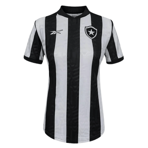 Camisa Botafogo I 23/24 Preta e Branca - Feminina Reebok - Paixão no Manto