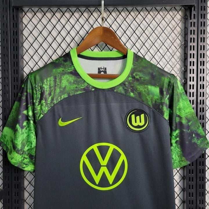 Camisa Wolfsburg II 23/24 - Torcedor Nike Masculina - Preto - Paixão no Manto