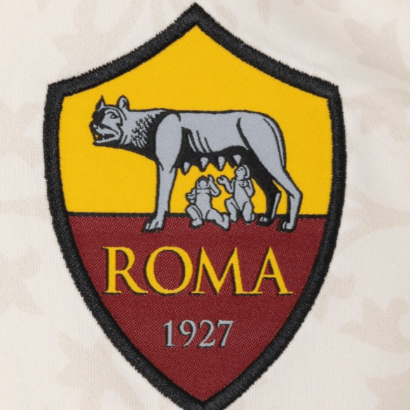 Camisa AS Roma Away 23/24 - Torcedor Adidas Masculino - Creme - Paixão no Manto