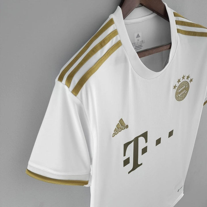 Camisa Bayern de Munique Away 22/23 Torcedor Adidas Masculina - Branca - Paixão no Manto