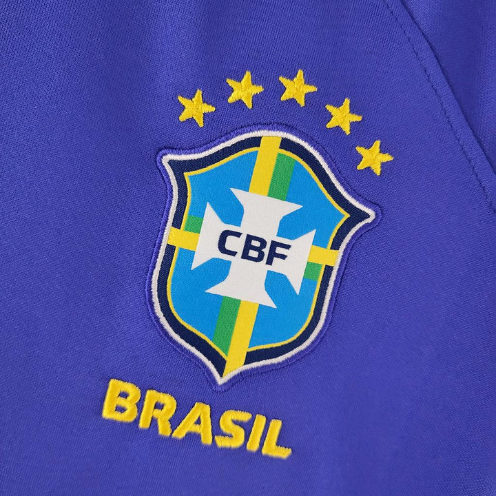 Camisa Seleção Brasileira II 2022 Torcedor Nike Feminina - Azul - Paixão no Manto