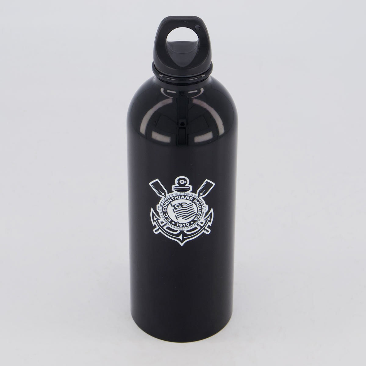 Garrafa Corinthians Metal Preta