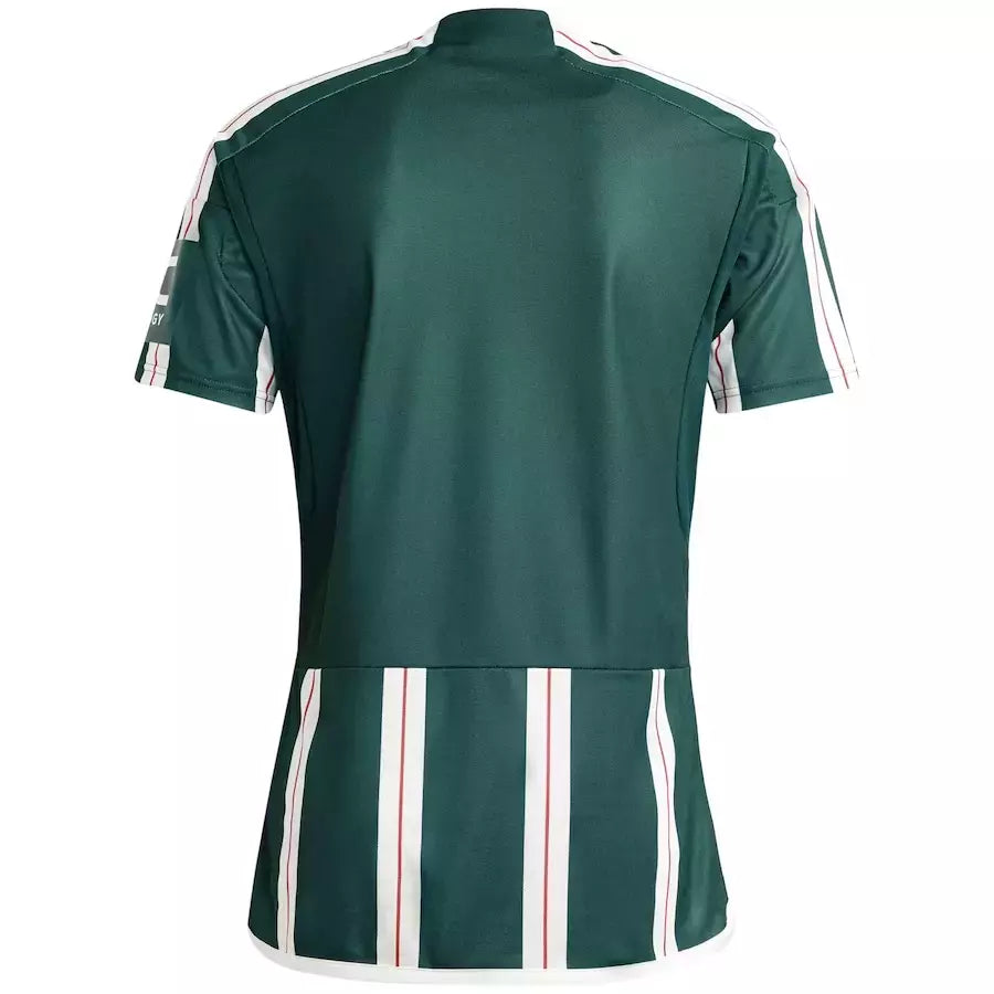Camisa Manchester United 23/24 Away Adidas Torcedor - Verde e Branca