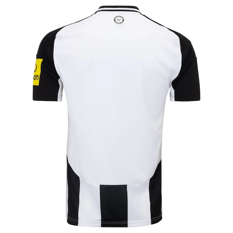 Camisa Newcastle United 24/25 Home Adidas Torcedor - Preto e Branco
